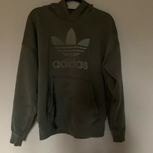 Green adidas hoodie